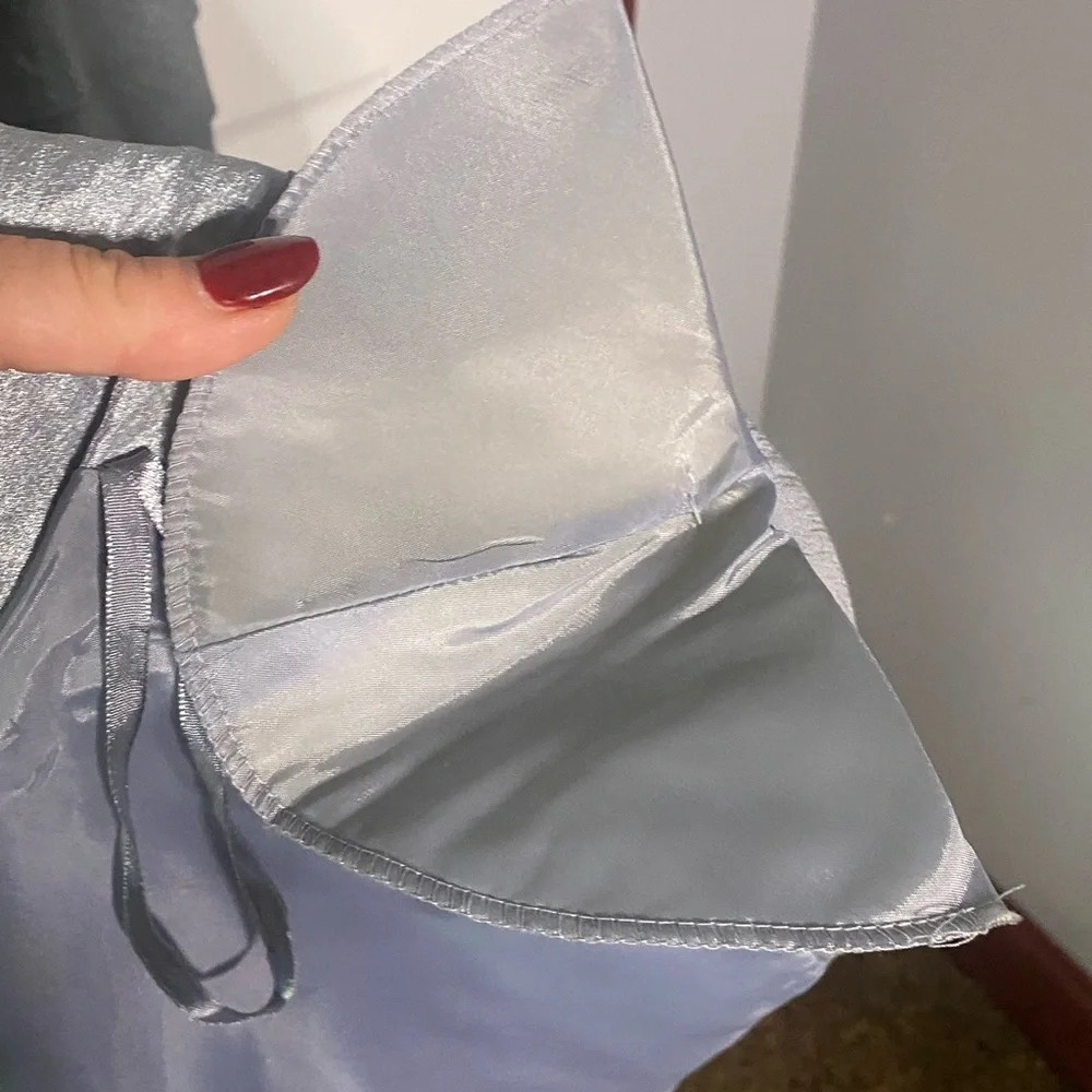 Jessica Howard Stunning Silver Dress with jacket 12P - Picture 6 of 10